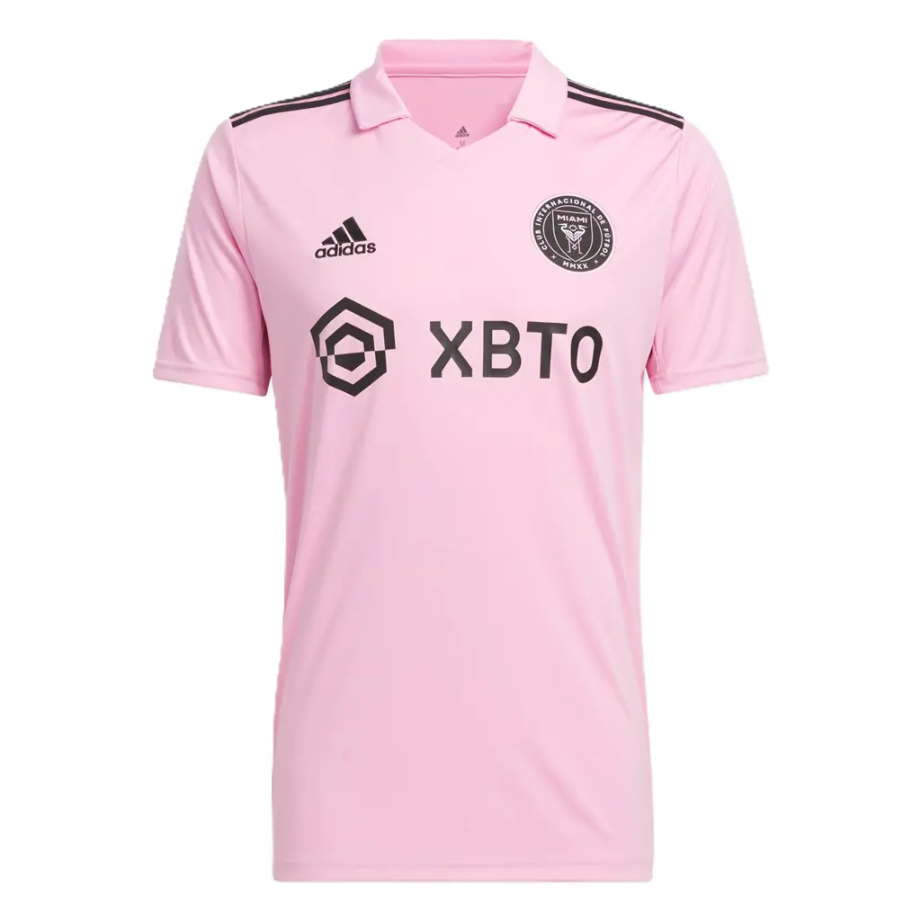 Ao Adidas Inter Miami CF 22/23 Messi 10 Home Jersey 'Pink' JE9701