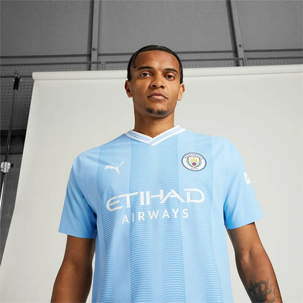 Ao Puma Manchester City 23/24 Authentic Home Jersey ‘Light Blue’ 770437-01