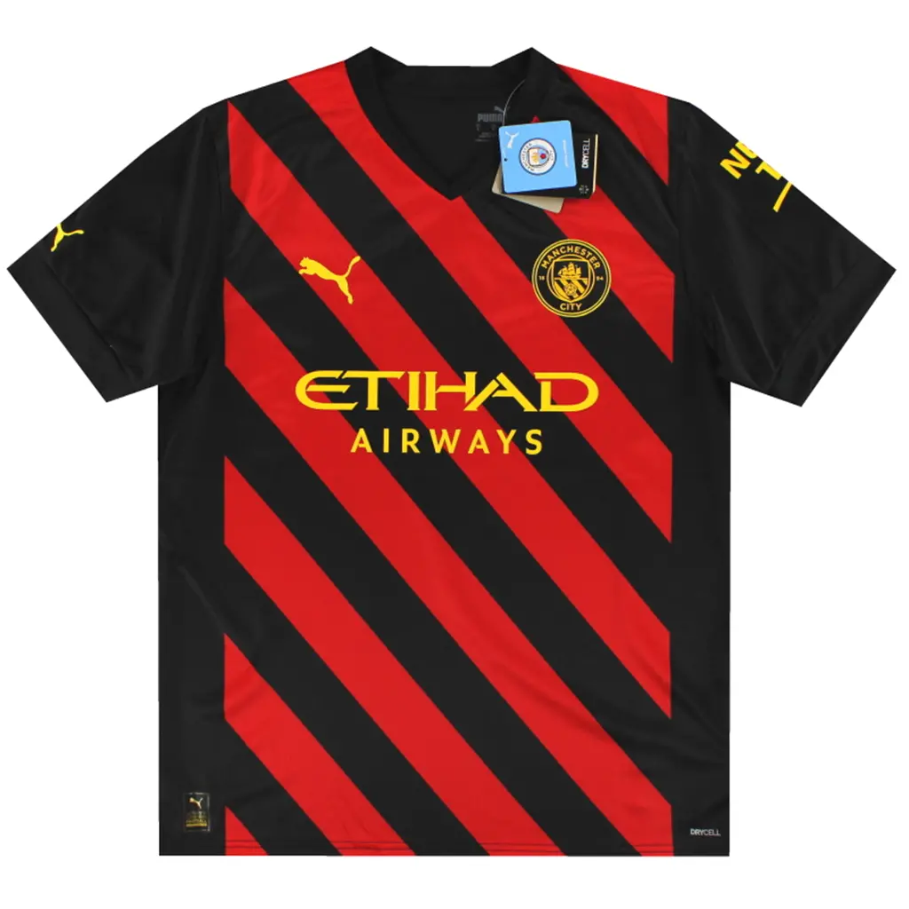 Ao Puma Manchester City Away 22/23 Replica Jersey 'Tango Red' 765722-02