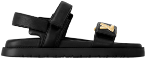 Dep Louis Vuitton LV Sunset Flat Comfort Sandals 'Black' 1ACG0Z