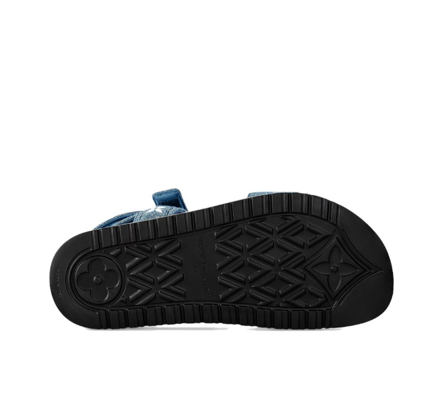 Dep Louis Vuitton LV Sunset Flat Comfort Sandals 'Blue' 1AC4OB