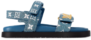 Dep Louis Vuitton LV Sunset Flat Comfort Sandals 'Blue' 1AC4OB