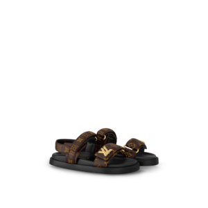 Dep Louis Vuitton LV Sunset Flat Comfort Sandals 'Brown' 1ACL94
