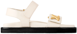 Dep Louis Vuitton LV Sunset Flat Comfort Sandals 'Ivory' 1ABW7Q