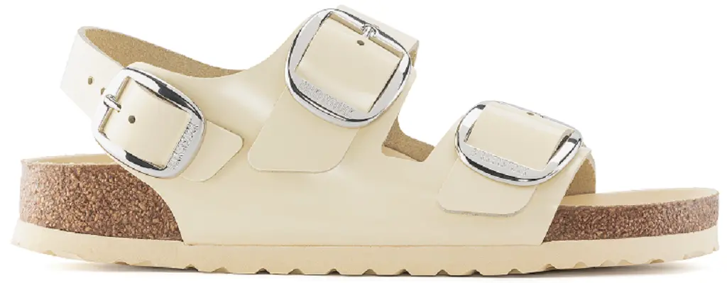 Dep Milano Big Buckle Natural Leather Patent 1024264