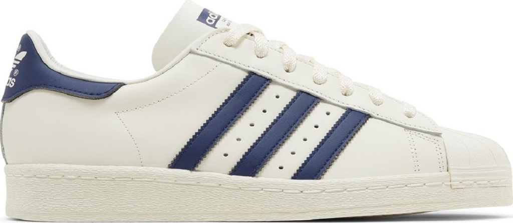 Giay Adidas Superstar 82 'White Dark Blue' GZ1537