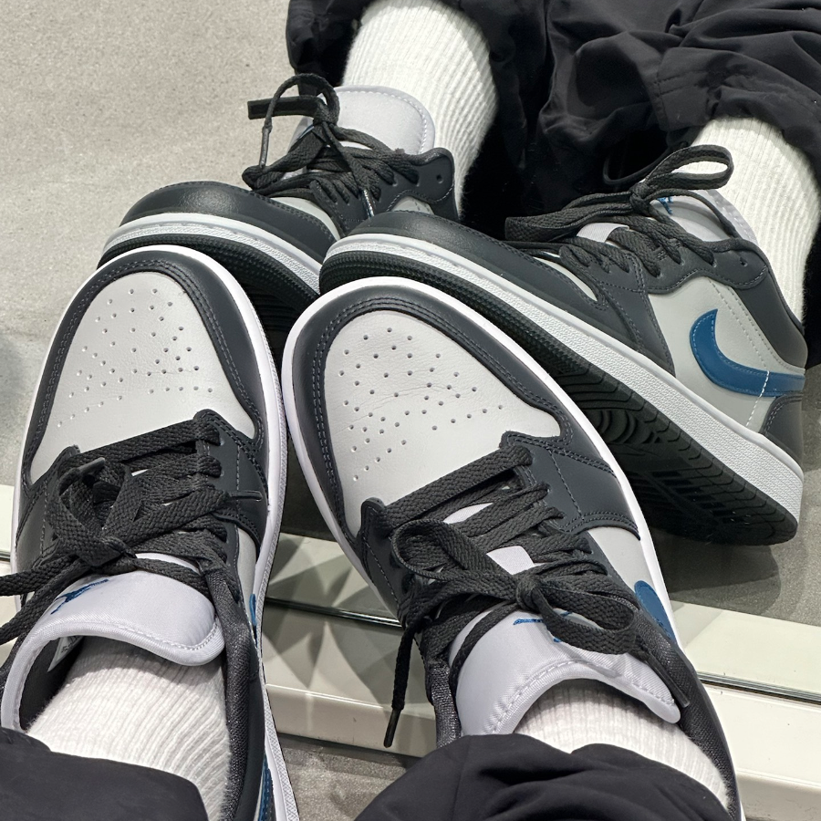 Giay Nike Air Jordan 1 Low 'Anthracite Industrial Blue' DC0774-040