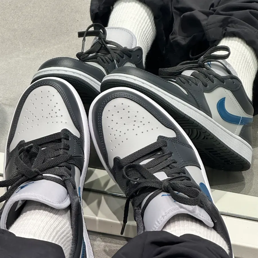Giay Nike Air Jordan 1 Low 'Anthracite Industrial Blue' DC0774-040