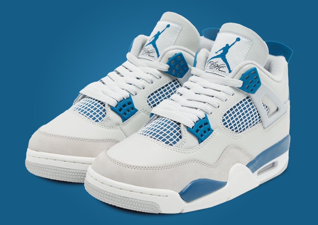 Giay Nike Air Jordan 4 Retro GS 'Military Blue' HF4281-141