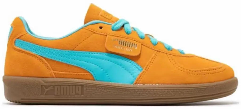 Giay Puma Palermo 'Dark Cheddar Bright Aqua' 396463-13