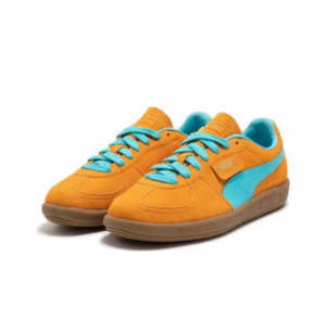 Giay Puma Palermo 'Dark Cheddar Bright Aqua' 396463-13