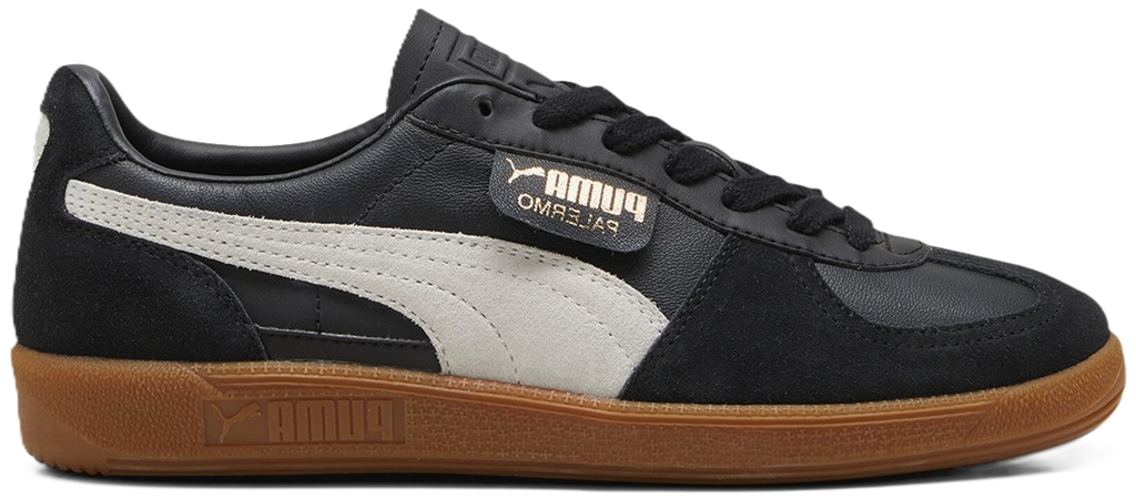 Giay Puma Palermo Leather 'Black Feather' 396464-03