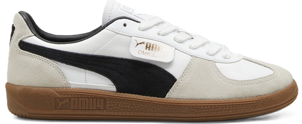 Giay Puma Palermo Leather 'White Black' 396464-01
