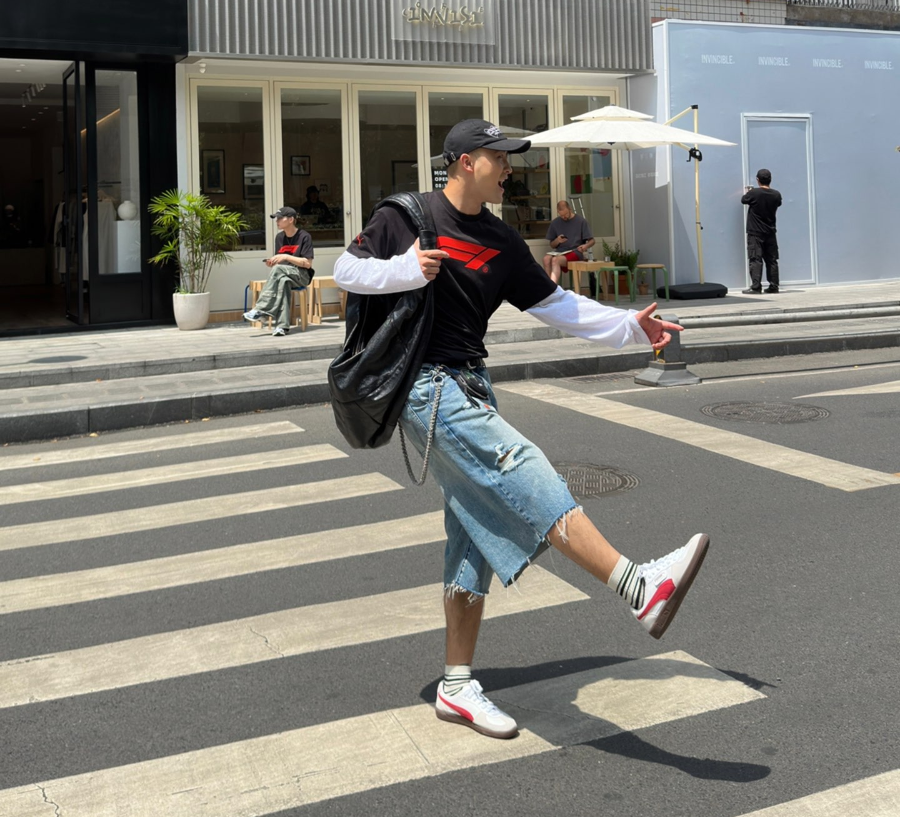 Giay Puma Palermo Leather 'White Club Red' 396464-05