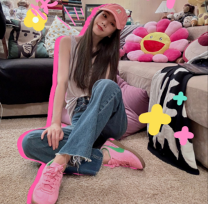 Giay Puma Palermo 'Pink Green Gum' 397549-01