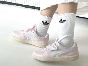 Giay Puma Palermo 'White Light Pink' 399342-01