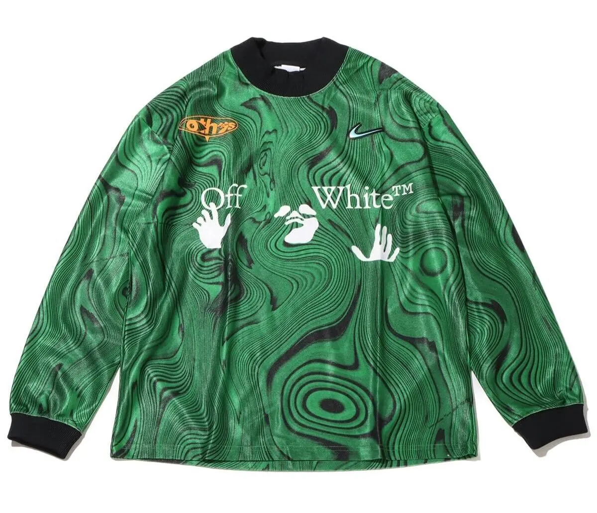 Ao Nike Allover Print Jersey x Off-White 'Green' FQ0998-389