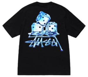 Ao Stussy Melted Tee 'Black'