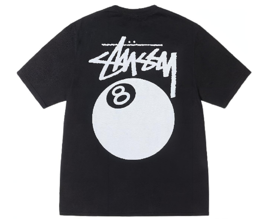 Ao Stussy 8 Ball Tee Pigment Dyed 'Black'