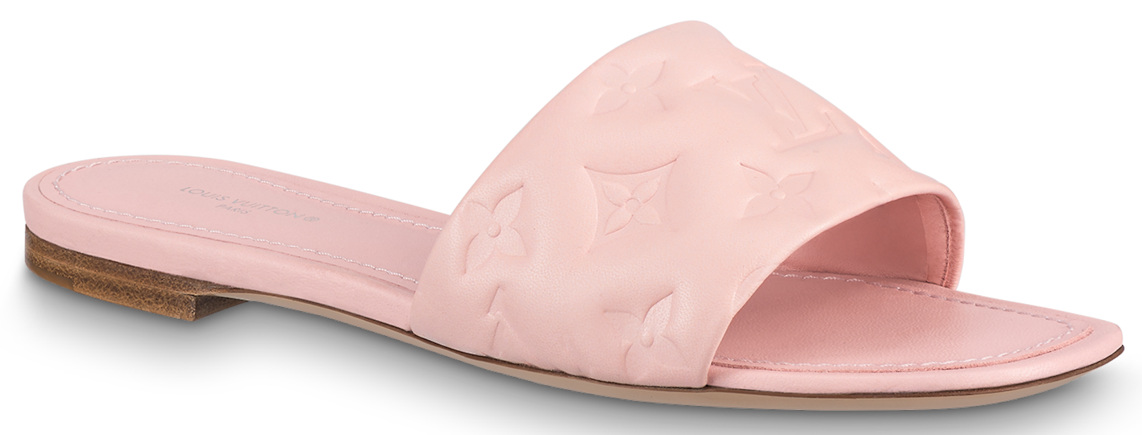 Dep Louis Vuitton Revival Flat Mules 'Rose Clair Pink' 1A9PA1