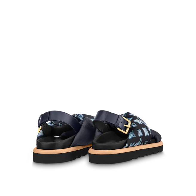 Dep Louis Vuitton Pool Pillow Flat Comfort Sandals 'Navy Blue' 1A9PP2