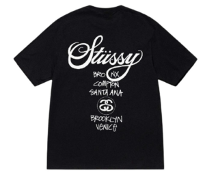 Ao Stussy World Tour Tee 'Black'