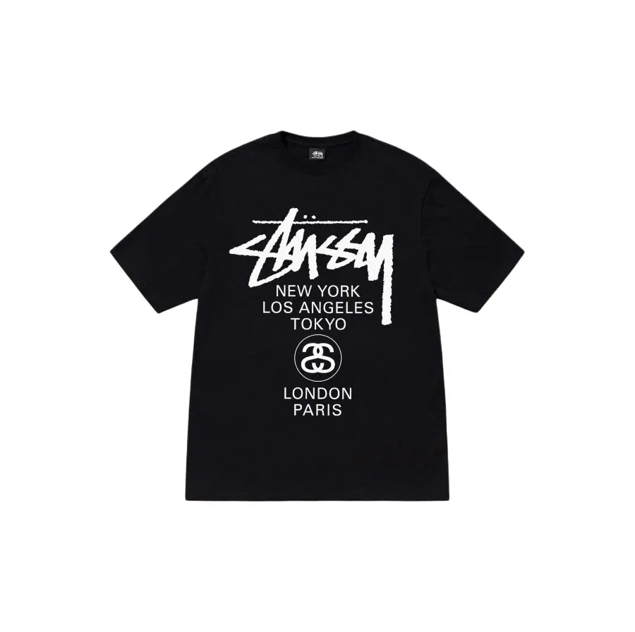 Ao Stussy World Tour Tee 'Black'