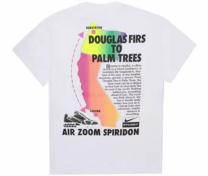 Ao Nike x Stussy Crossover Logo Graffiti Printing 'White' CU9256-100