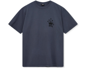 Ao Stussy Regal Crown Pigment Dyed Tee 'Indigo'