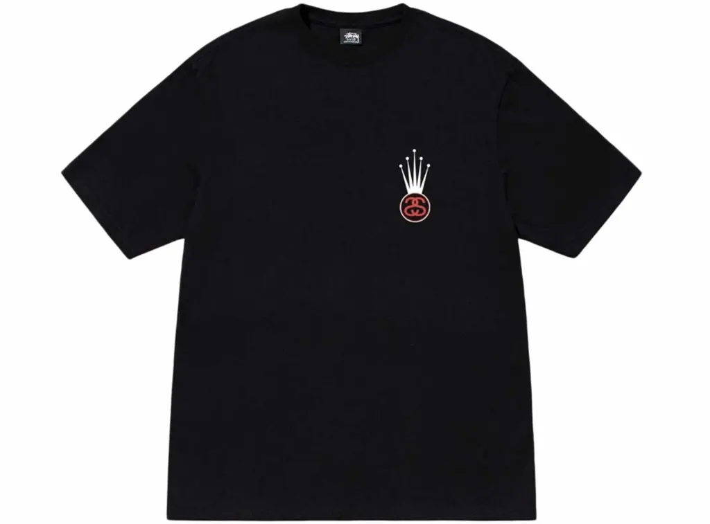 Ao Stussy Crown Link Tee 'Black'