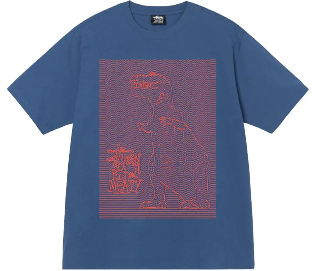 Ao Stussy Dots & Loops Tee 'Midnight'