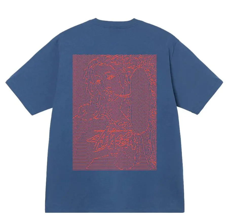 Ao Stussy Dots & Loops Tee 'Midnight'