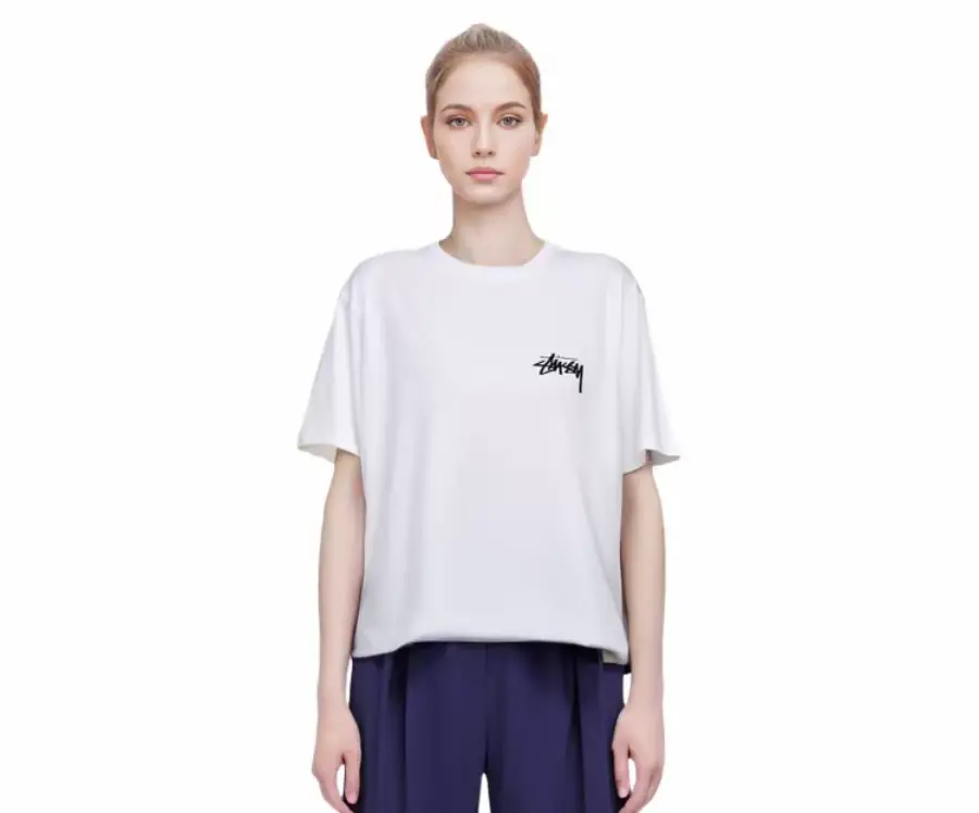 Ao Stussy Plush Tee 'White'
