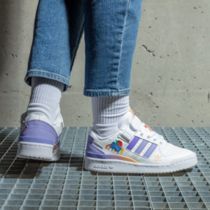 Giay Adidas Forum Low 'White Light Purple' GY8209