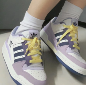Giay Adidas Originals Forum Low CL 'White Purple' ID6266