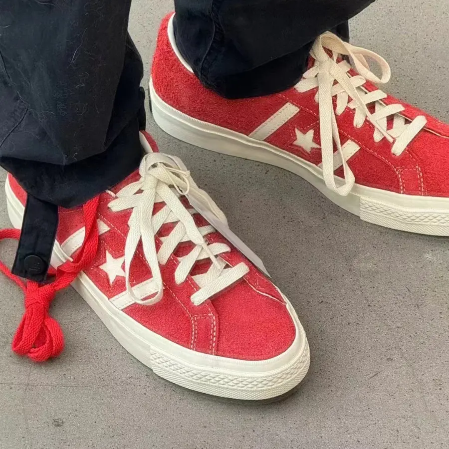Giay Converse One Star Academy Pro Suede 'Red Egret' A07620C