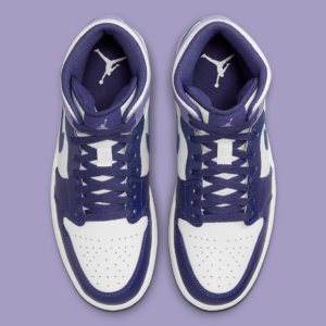 Giay Nike Air Jordan 1 Mid GS 'Purple Toe' DQ8423-515