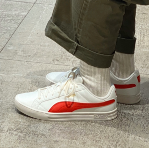 Giay Puma Smash Vulc V3 LO 'White Red' 380752-12