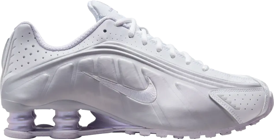 Giay Nike Shox R4 'Platinum Barely Grape' HF5076-100