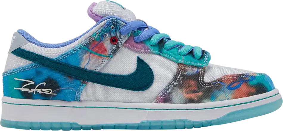 Giay Nike Dunk Low SB x Futura Laboratories 'Aqua' HF6061-400