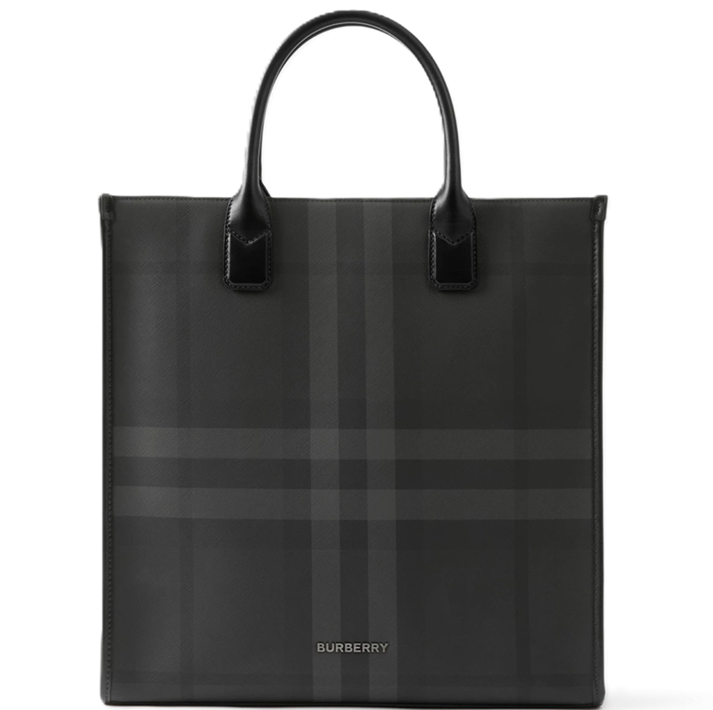 Tui Burberry Slim Vertical Denny Tote 'Charcoal' 80629511