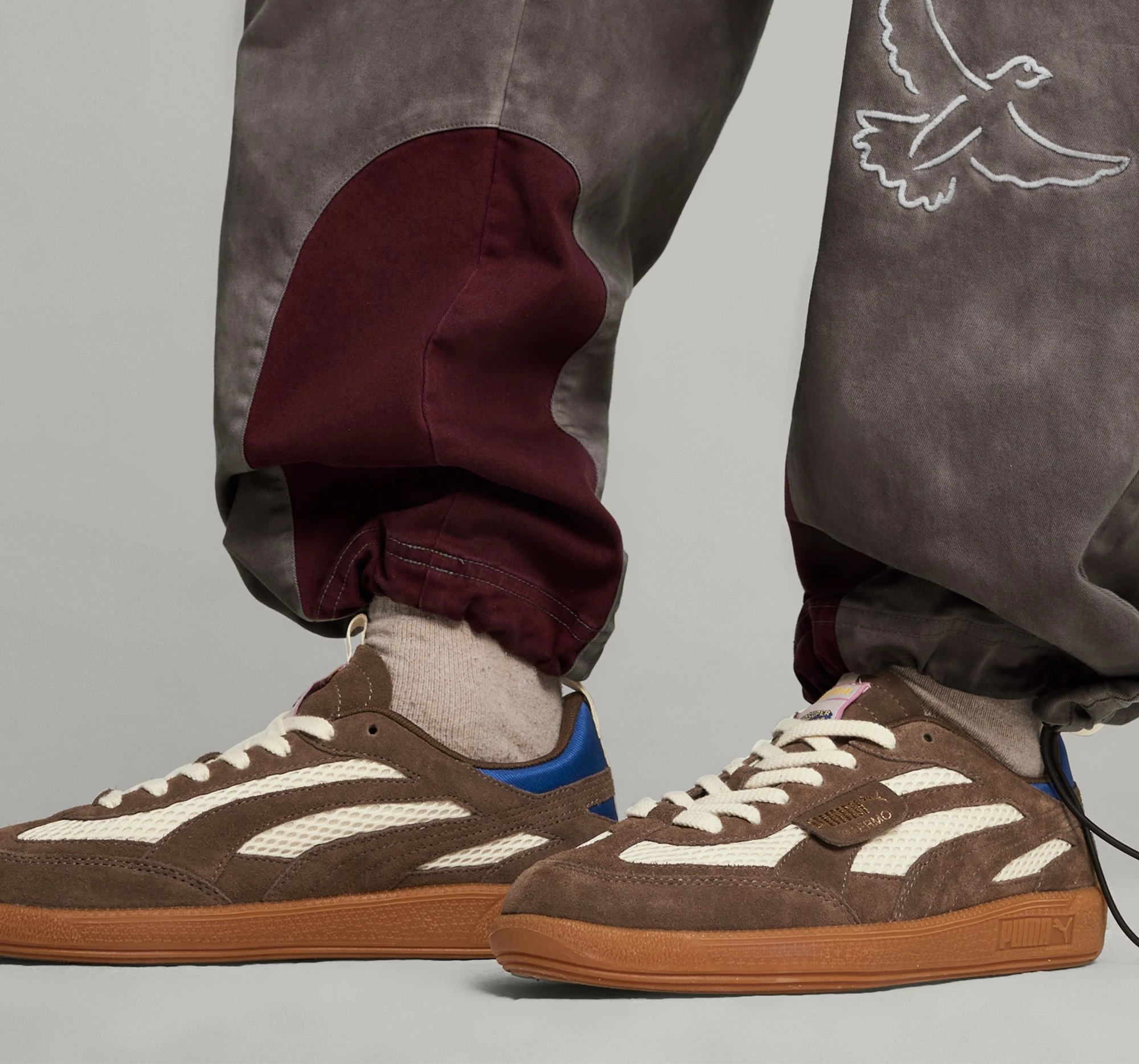 Giay Puma Palermo x KidSuper 'Flaxen' 397306-01