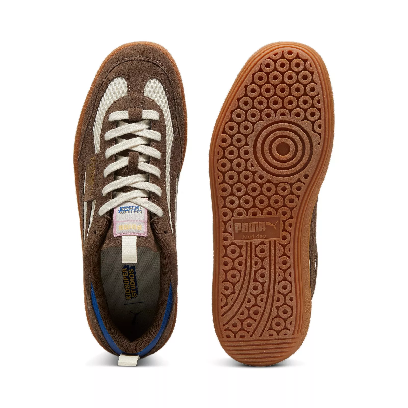 Giay Puma Palermo x KidSuper 'Flaxen' 397306-01