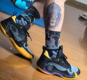 Giay Lining Way Of Wade 10 Low x D'Angelo Russell 'Lakers Away' ABAS083-7