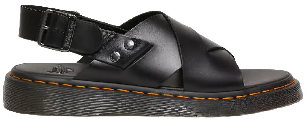 Dep Dr. Martens ZANE Cross Strap Leather 'Black' 30765001