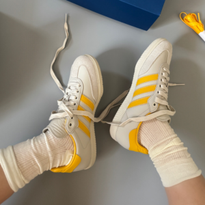 Giay Adidas Pharrell x Samba Human Race 'Gold' ID9068