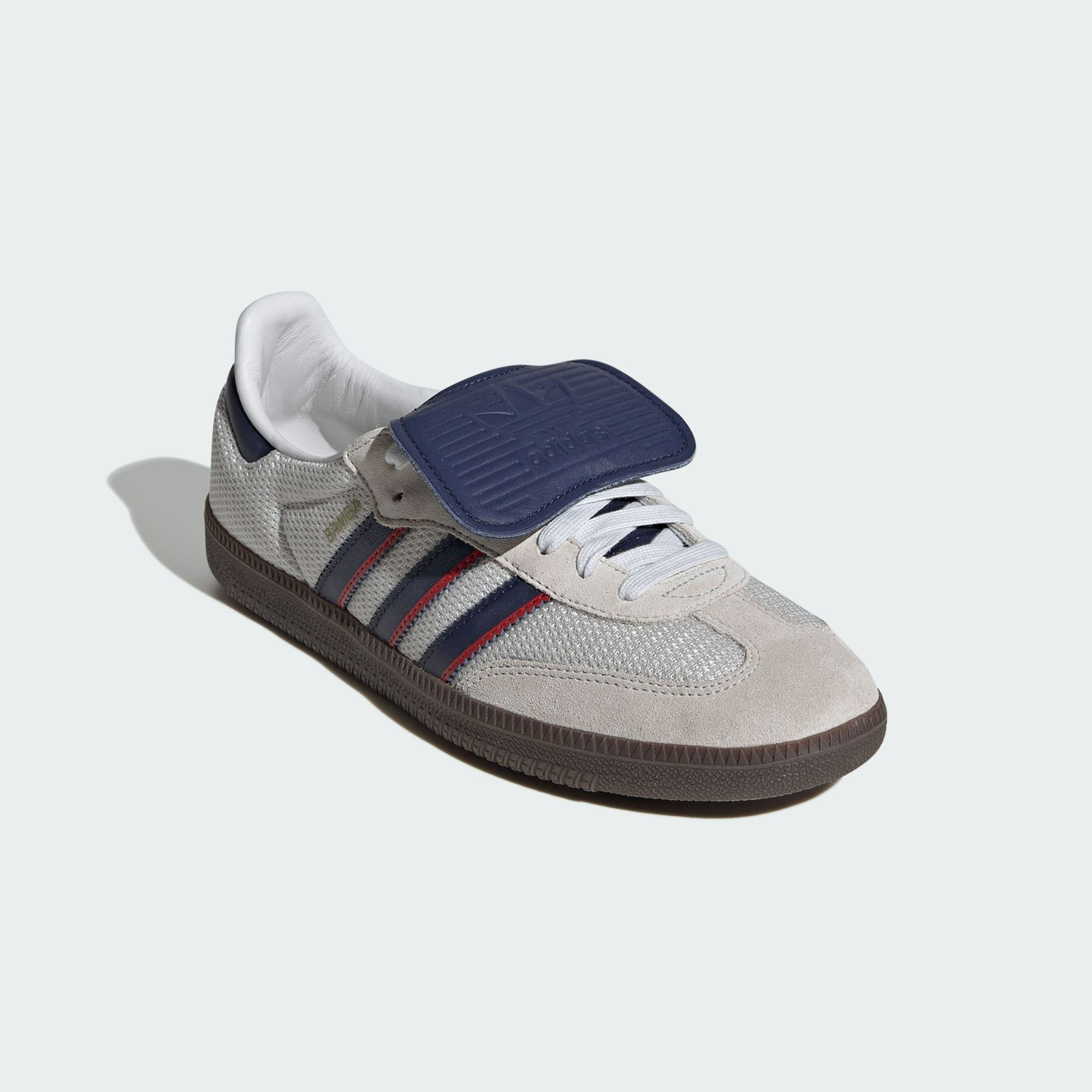 Giay Adidas Samba LT 'Crystal White Dark Blue' IE9169