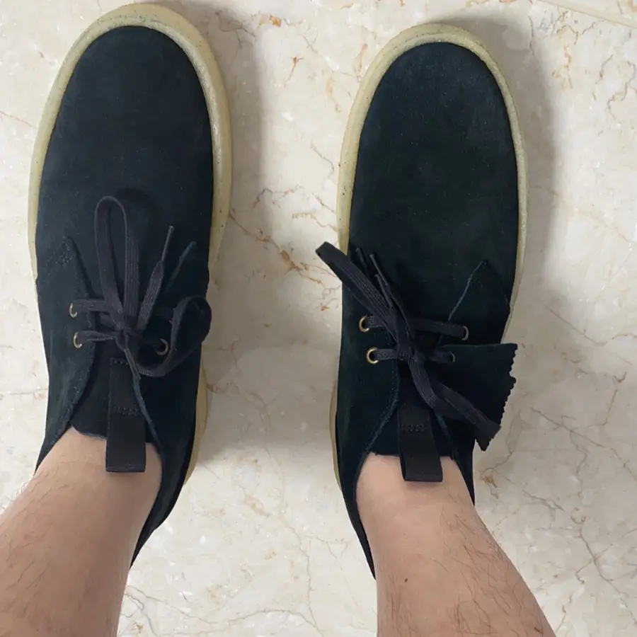 Giay Clarks Originals Desert Cup Suede 'Black' 261678687