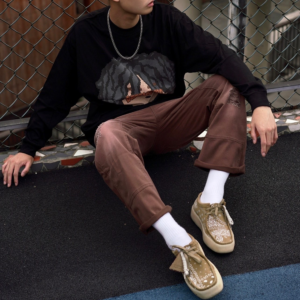 Giay Clarks Originals Wallabee Oak 'Dark Olive Green' 261685237