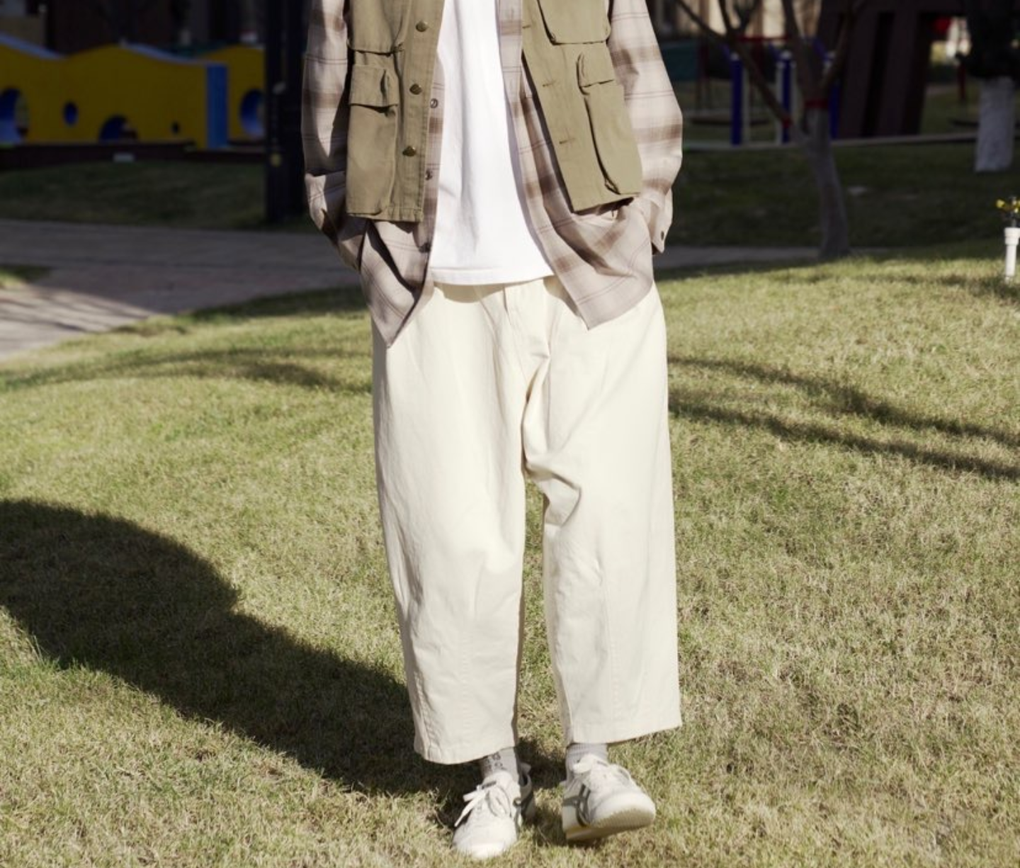 Giay Onitsuka Tiger Mexico 66 'White Beige Green' 1183B771-105